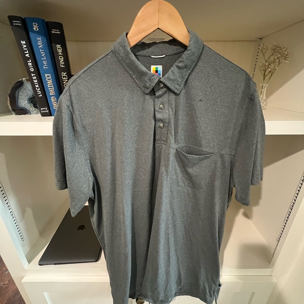 Union Bay Tech T-Shirt Polo Gray Men’s XL